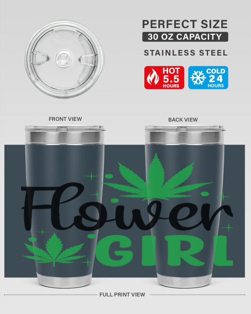 flower girl 83#- marijuana- Tumbler