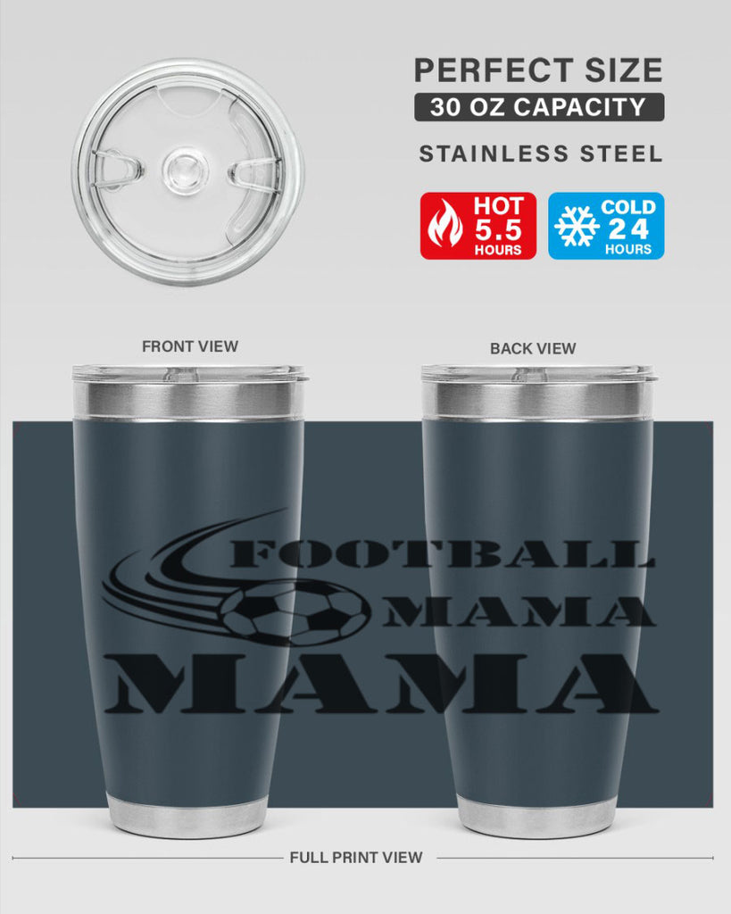 football mama 179#- mom- Tumbler