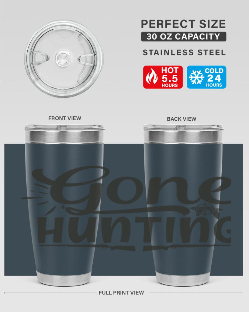 gone hunting 29#- hunting- Tumbler