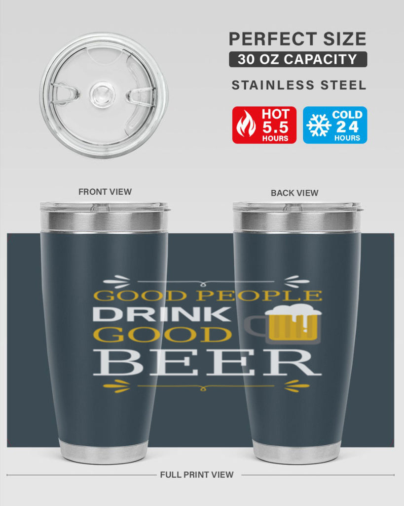 good people drink 87#- beer- Tumbler