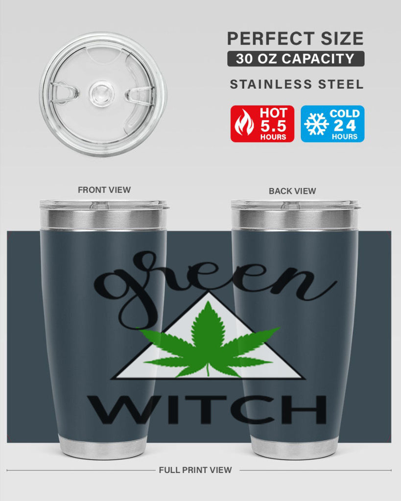 green cannabis with 98#- marijuana- Tumbler