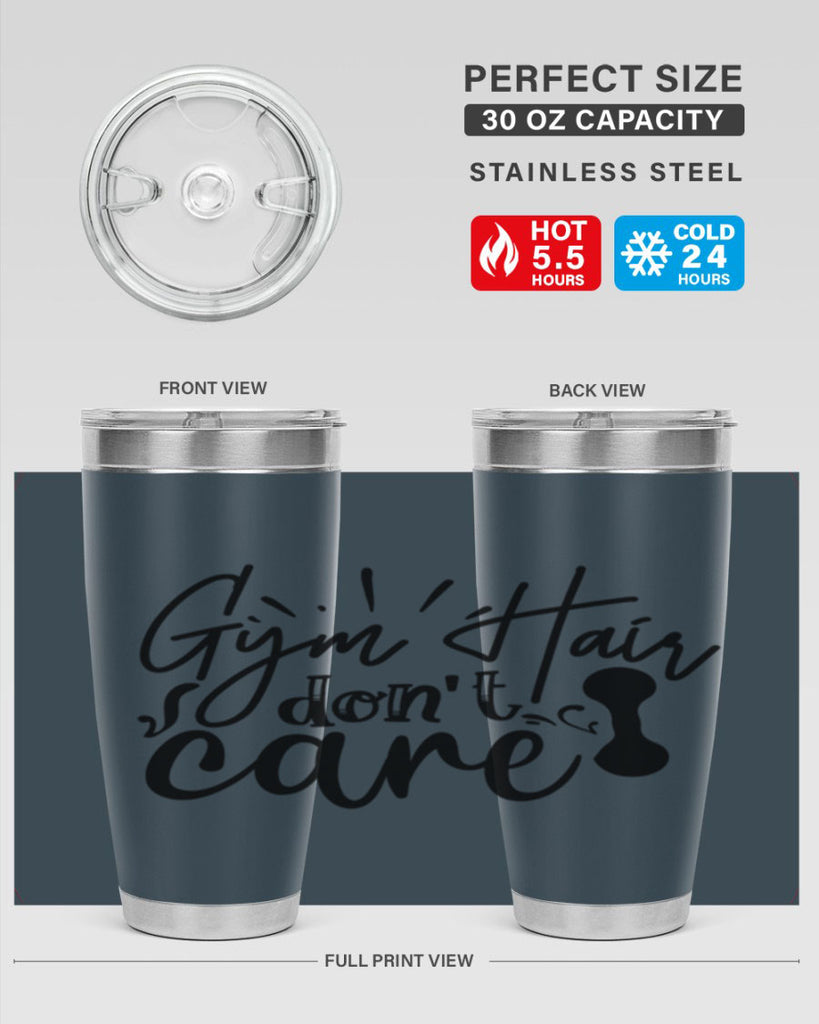 gym hair dont care 43#- gym- Tumbler