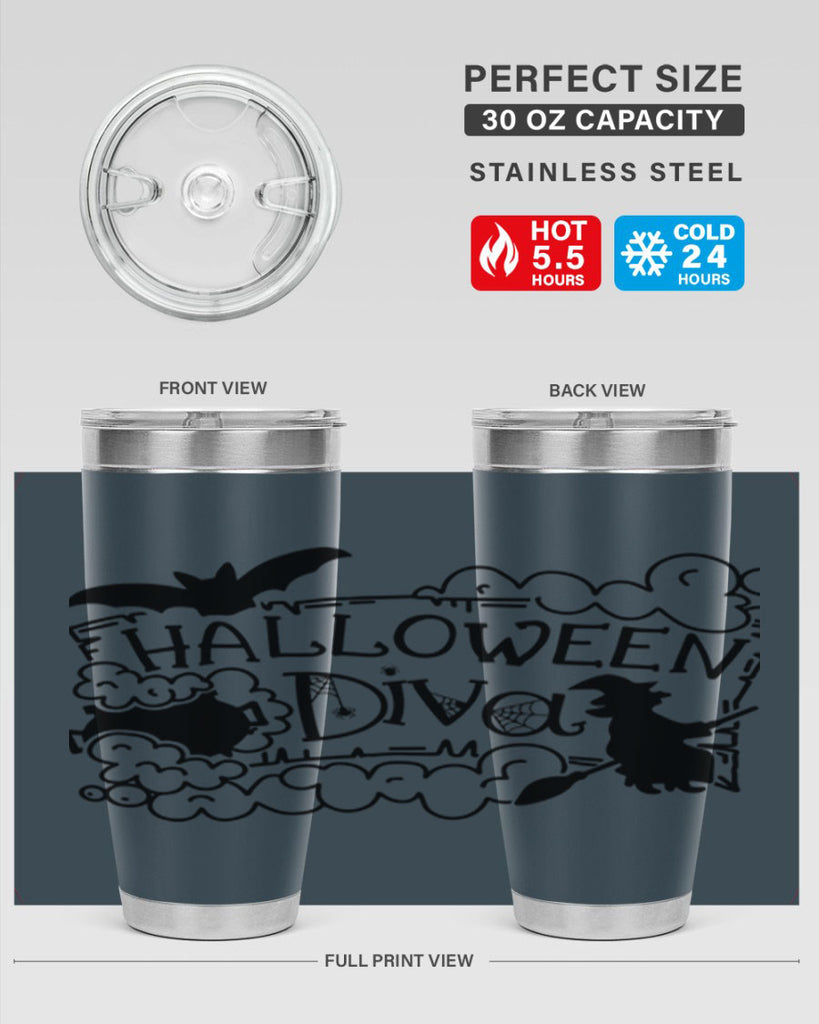 halloween diva 74#- halloween- Tumbler