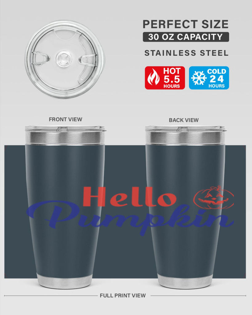 hello pumpkin 288#- fall- Tumbler