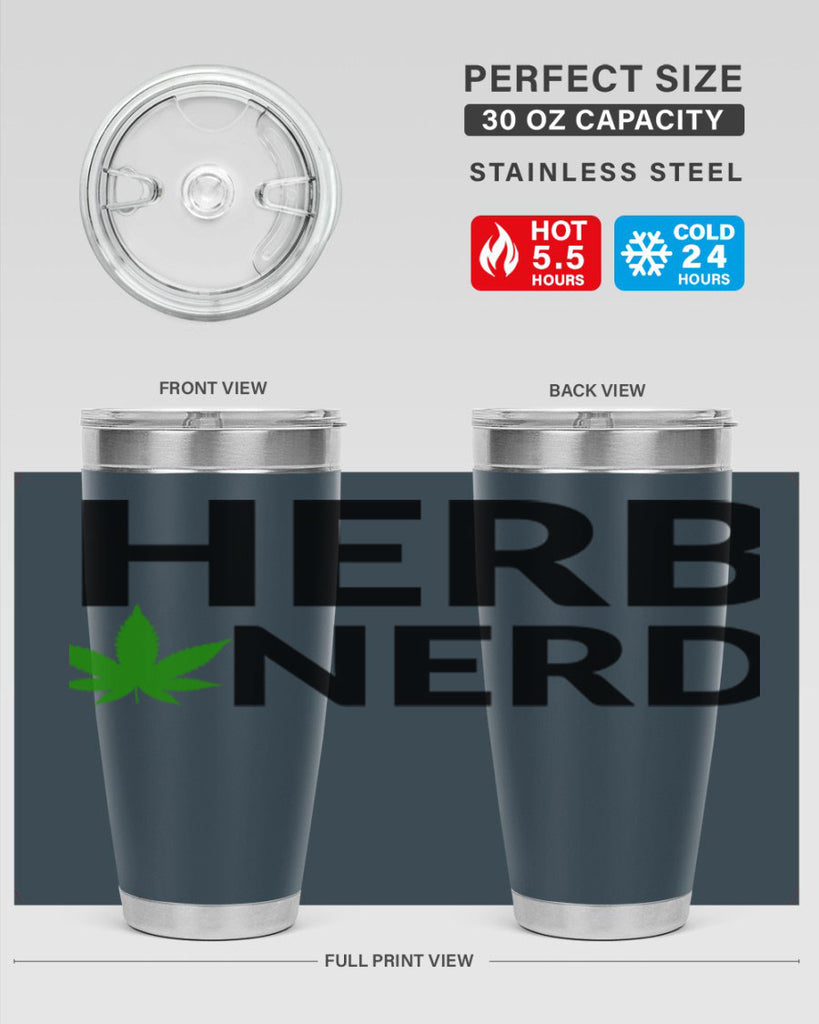 herb nerd 108#- marijuana- Tumbler