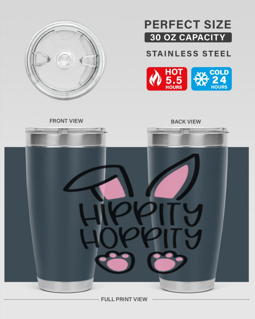 hippity hoppity 28#- easter- Tumbler