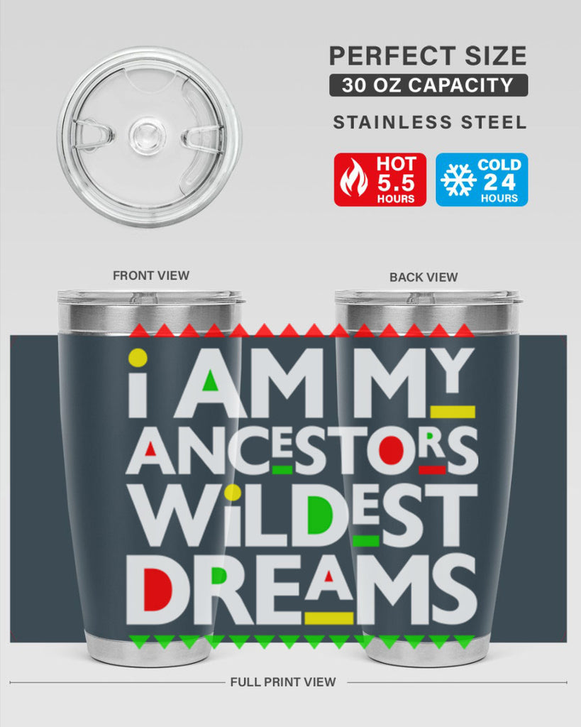 i am my  ancestors wildest dreams 115#- black words phrases- Cotton Tank