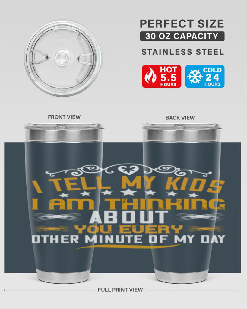 i tell my kids 151#- mom- Tumbler