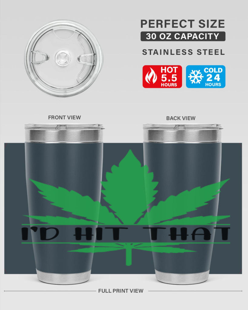 id hit that weed 143#- marijuana- Tumbler