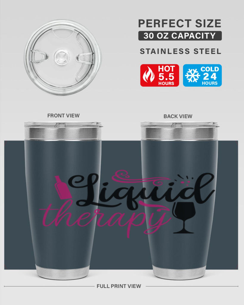 liquid therapy 185#- wine- Tumbler