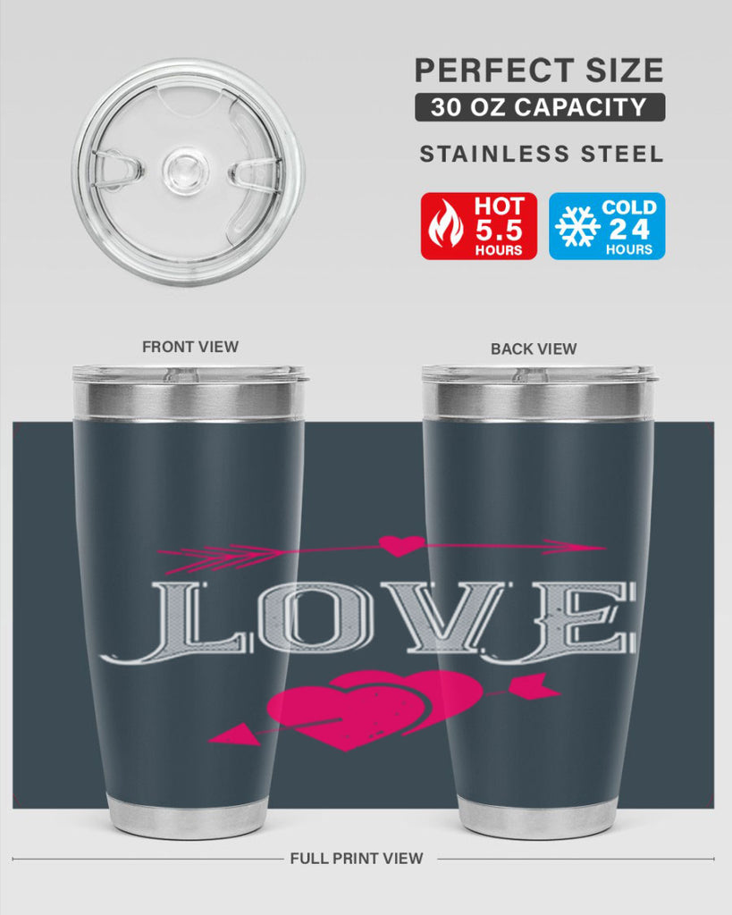love 41#- valentines day- Tumbler