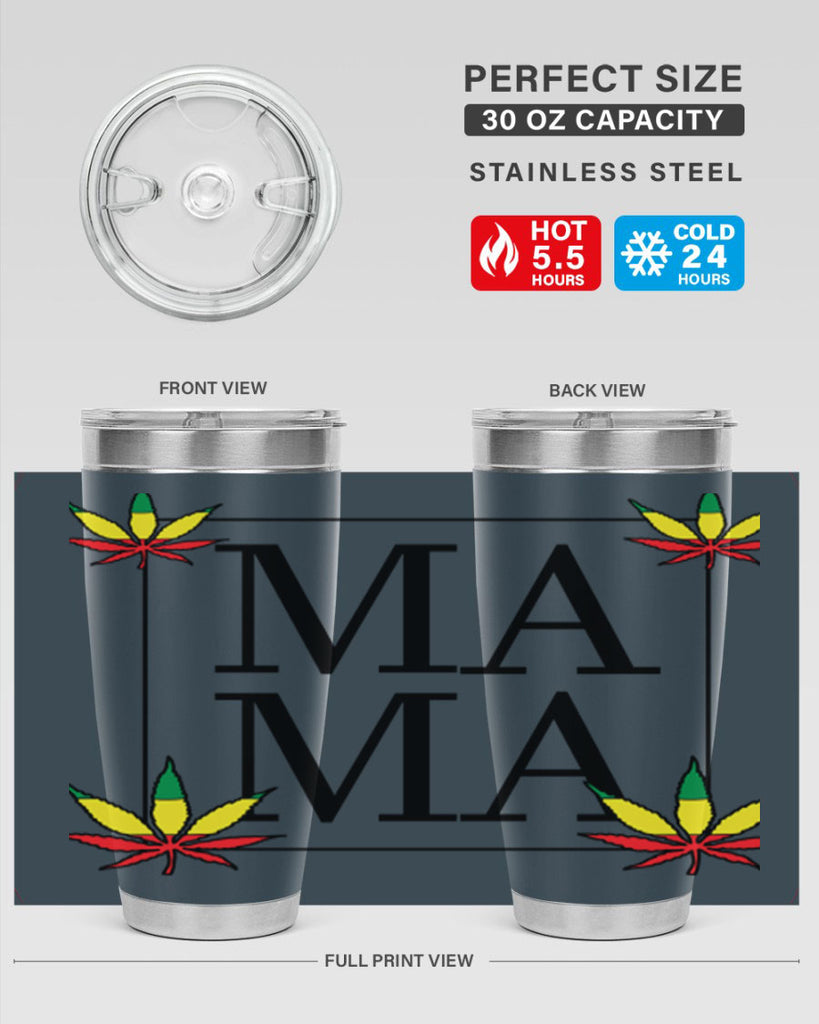 mama weed 197#- marijuana- Tumbler