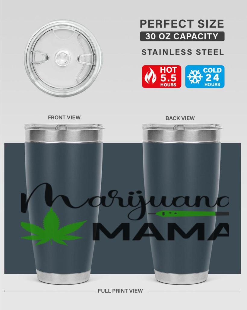 marijuana mama 204#- marijuana- Tumbler