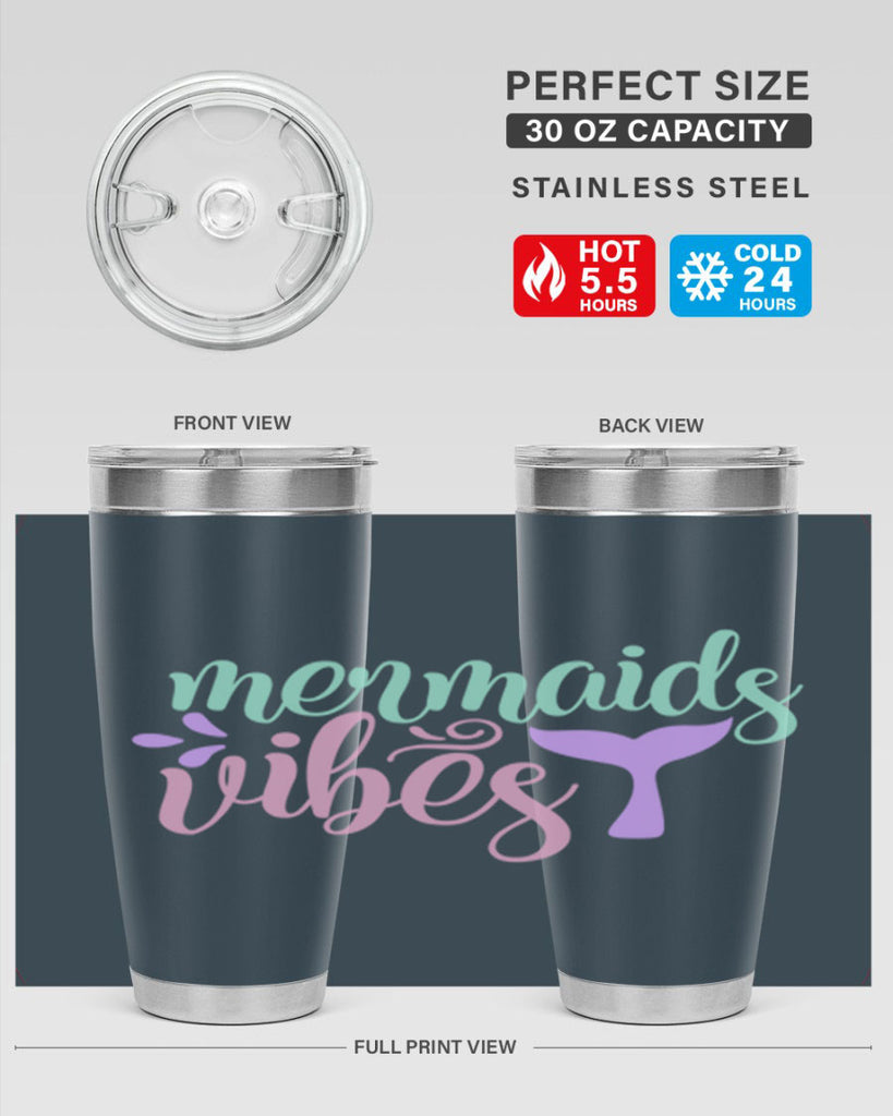 mermaids vibes 5#- mermaid- Tumbler