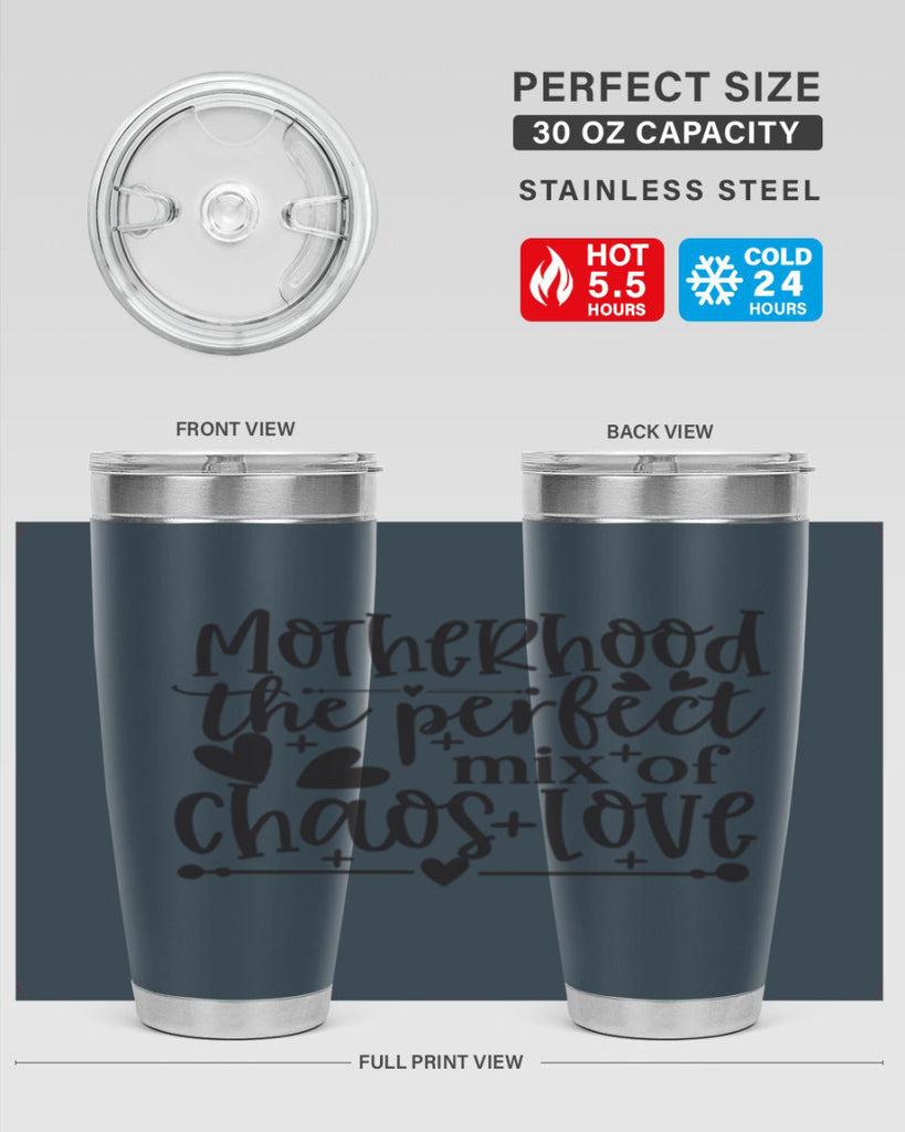 motherhood the perfect chas love 375#- mom- Tumbler