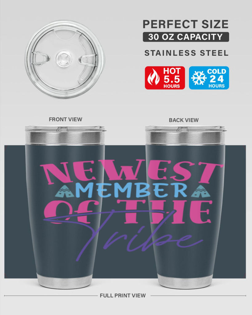 newest member of the tribe Style 211#- baby- tumbler