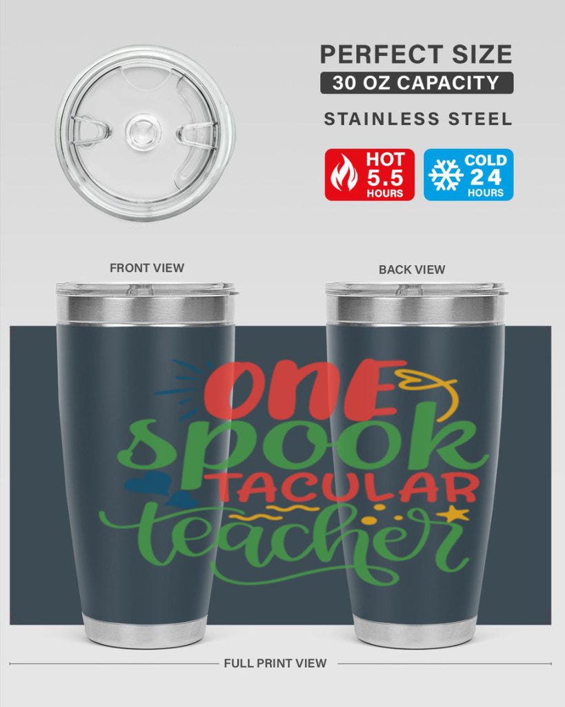 one spook tacular teacher Style 159#- teacher- tumbler