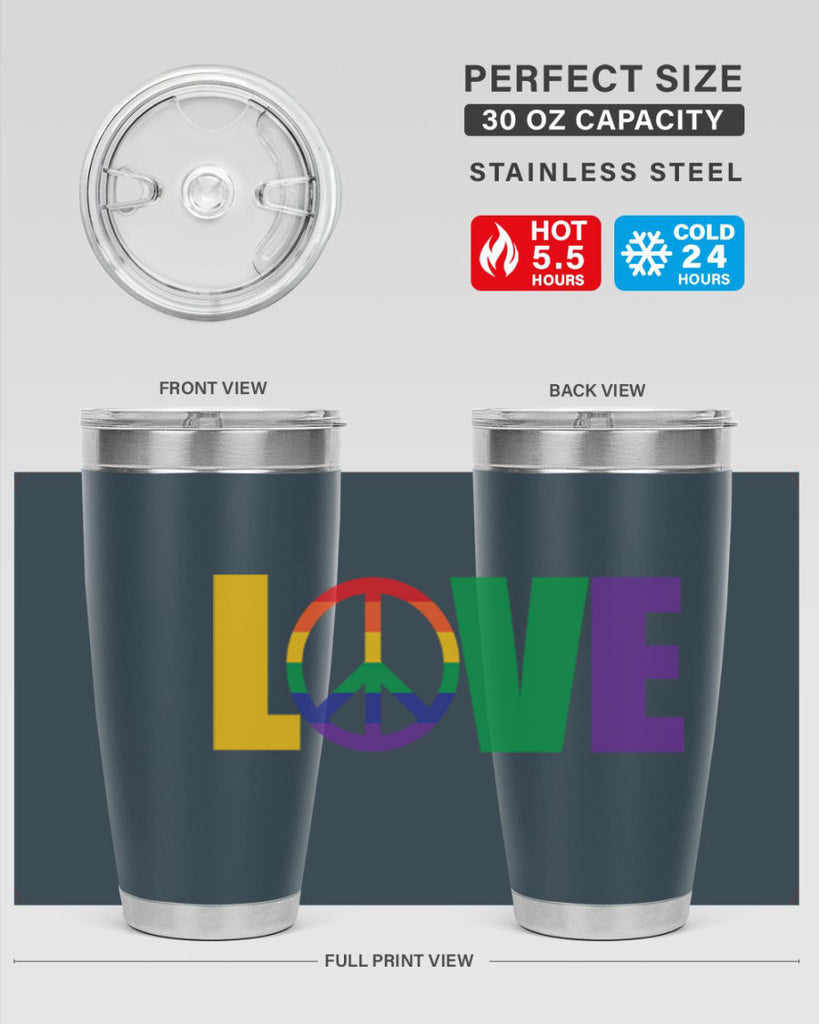 pride love peace 60#- lgbt- Tumbler