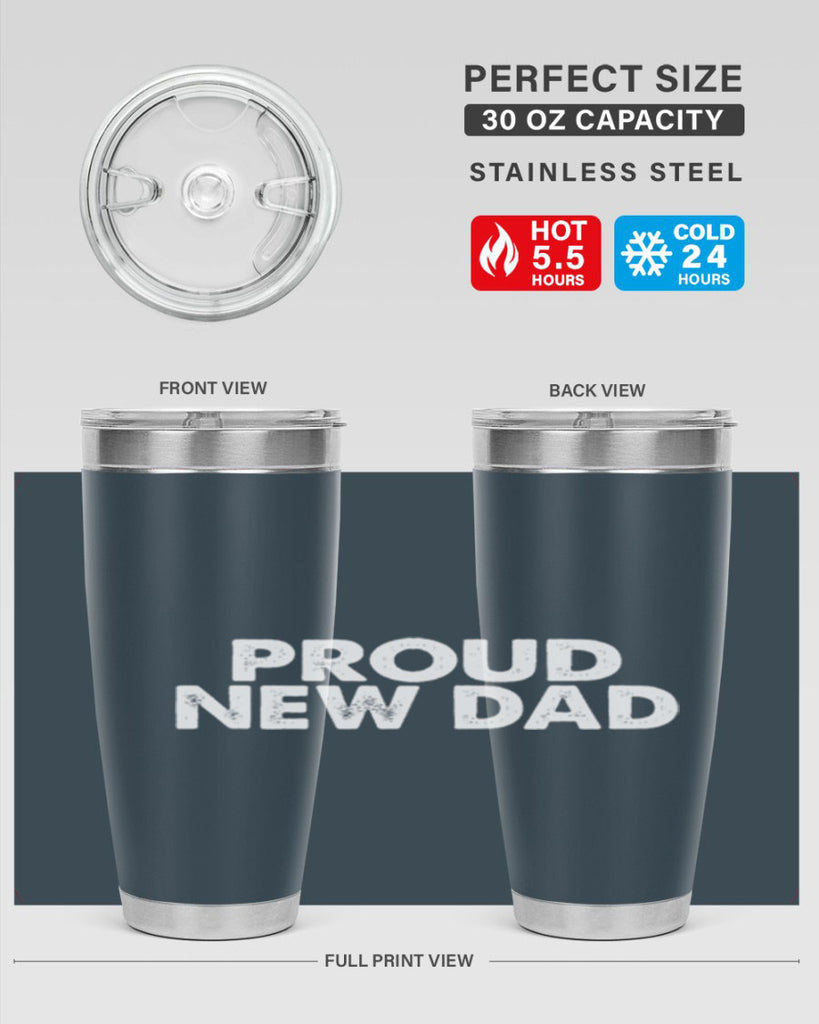 proud new dad 69#- dad- Tumbler