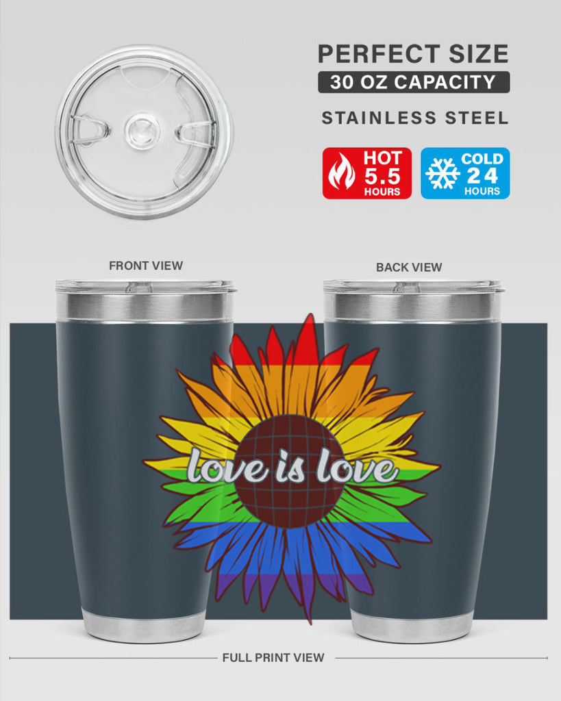 rainbow sunflower love is love 26#- lgbt- Tumbler