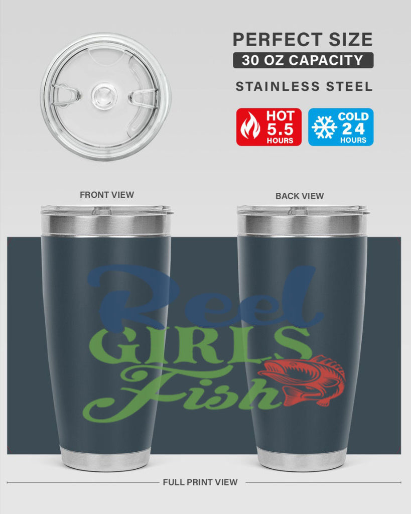 reel girls fish 199#- fishing- Tumbler