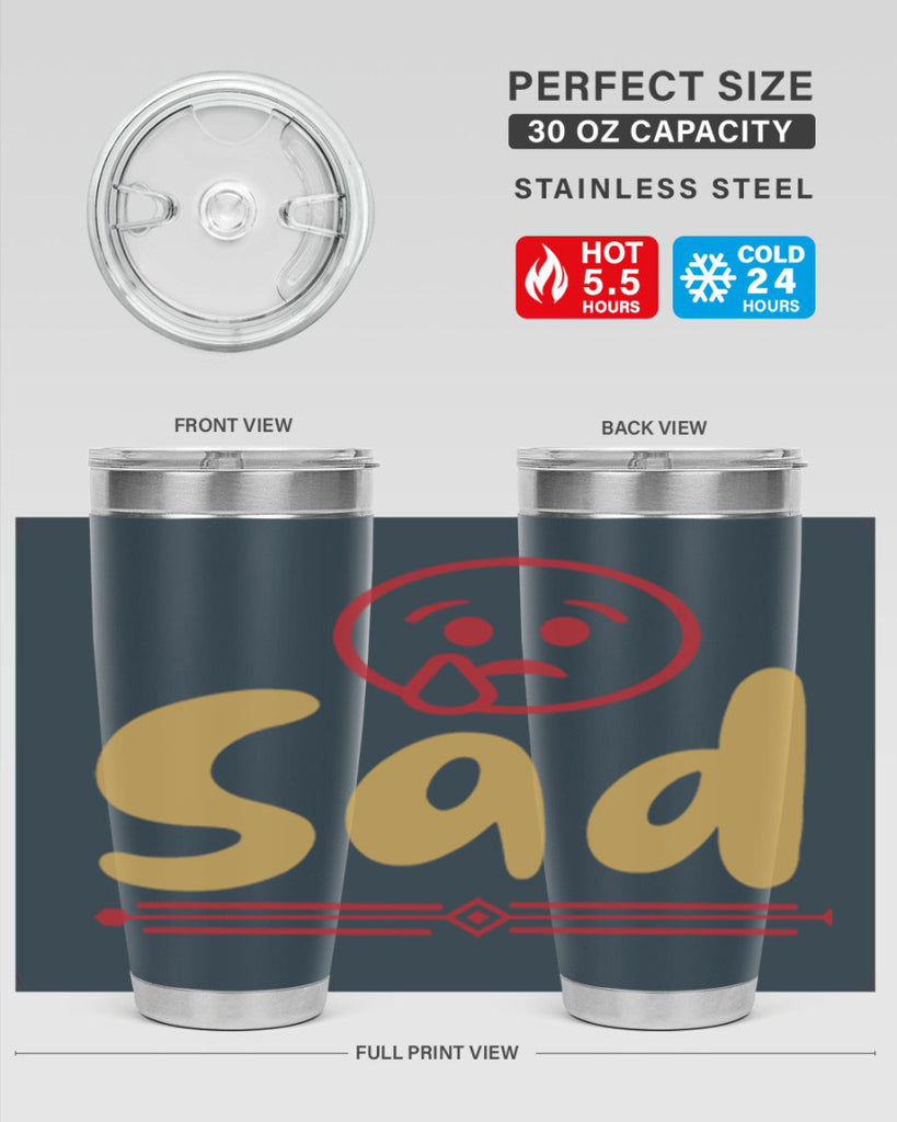 sad 6#- fathers day- Tumbler