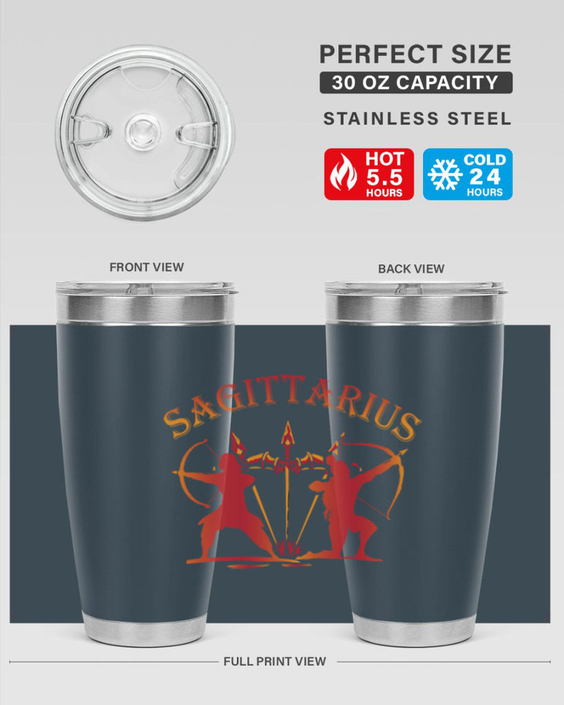 sagittarius 416#- zodiac- Tumbler