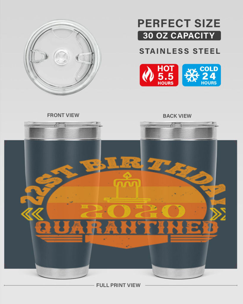 st birthday quarantined 274#- fathers day- Tumbler