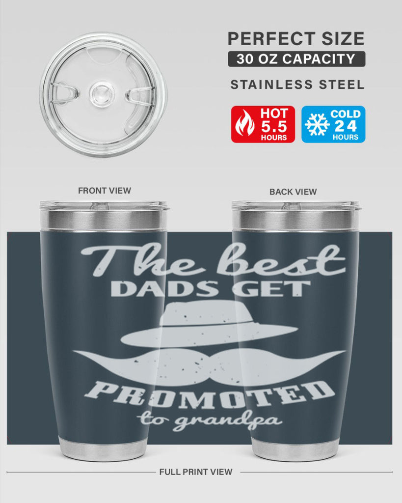 the best dads get promoted 164#- fathers day- Tumbler
