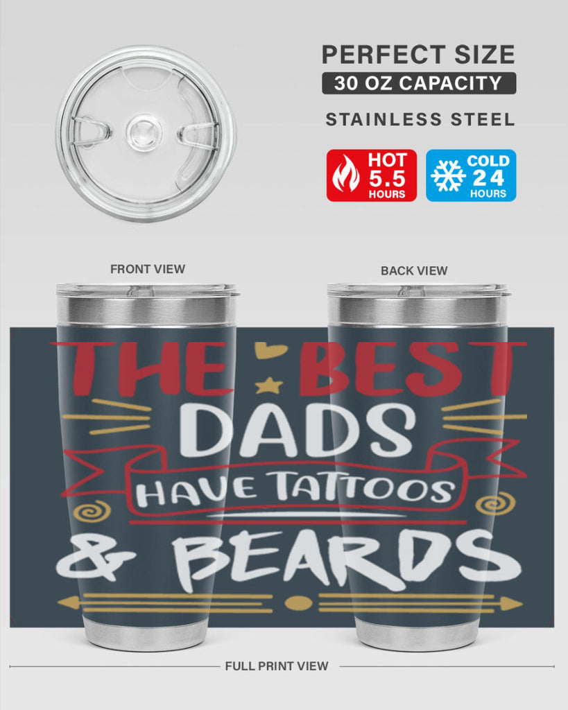 the best dads have tattoos beards 3#- fathers day- Tumbler