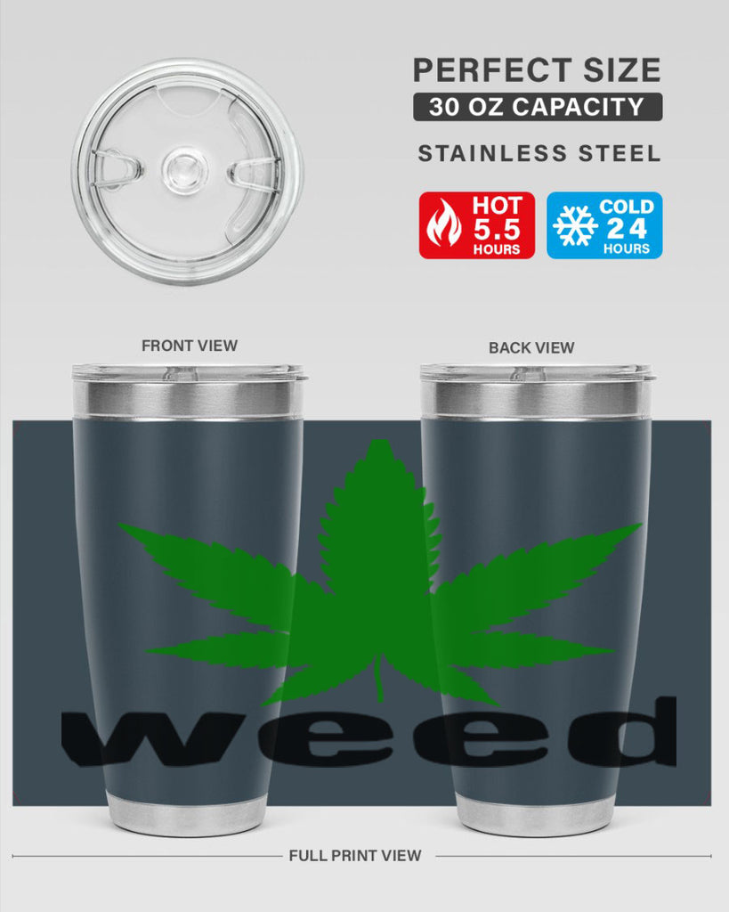 weed 279#- marijuana- Tumbler