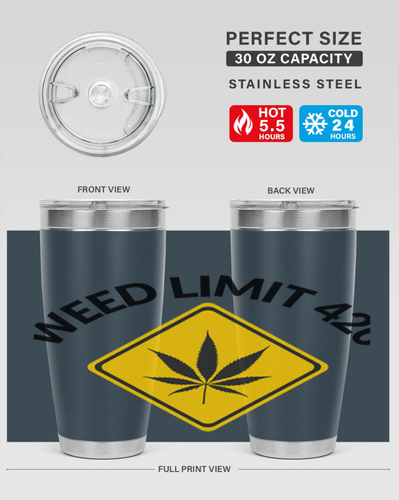 weed limit 420 a 290#- marijuana- Tumbler