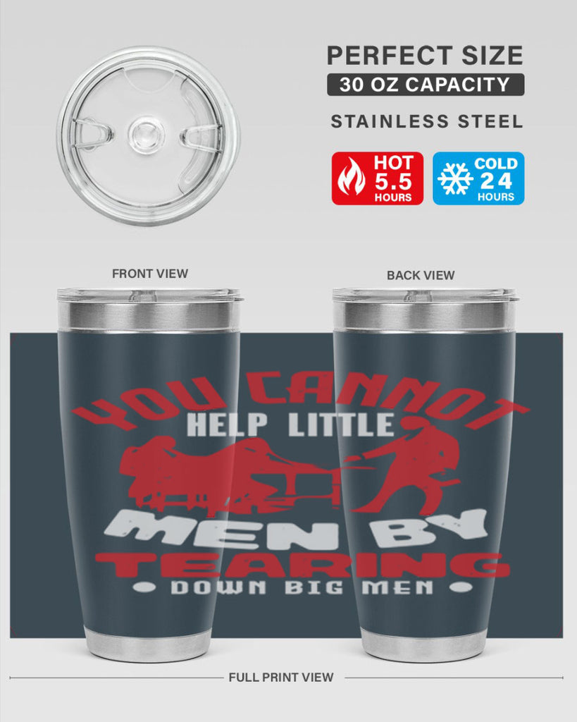 you cannot help little men Style 72#- Fourt Of July- Tumbler