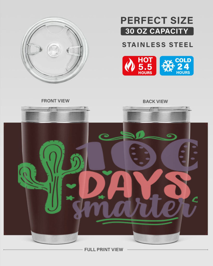 100 days smarterr 23#- 100 days of school- Tumbler