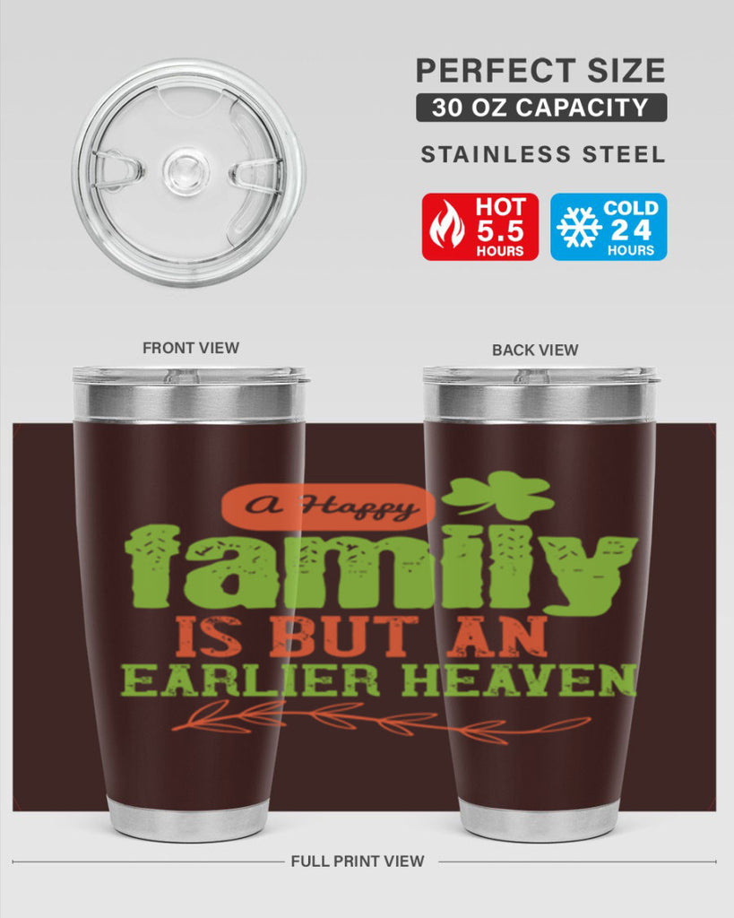 A happy family is but an earlier heaven Style 54#- baby- Tumbler