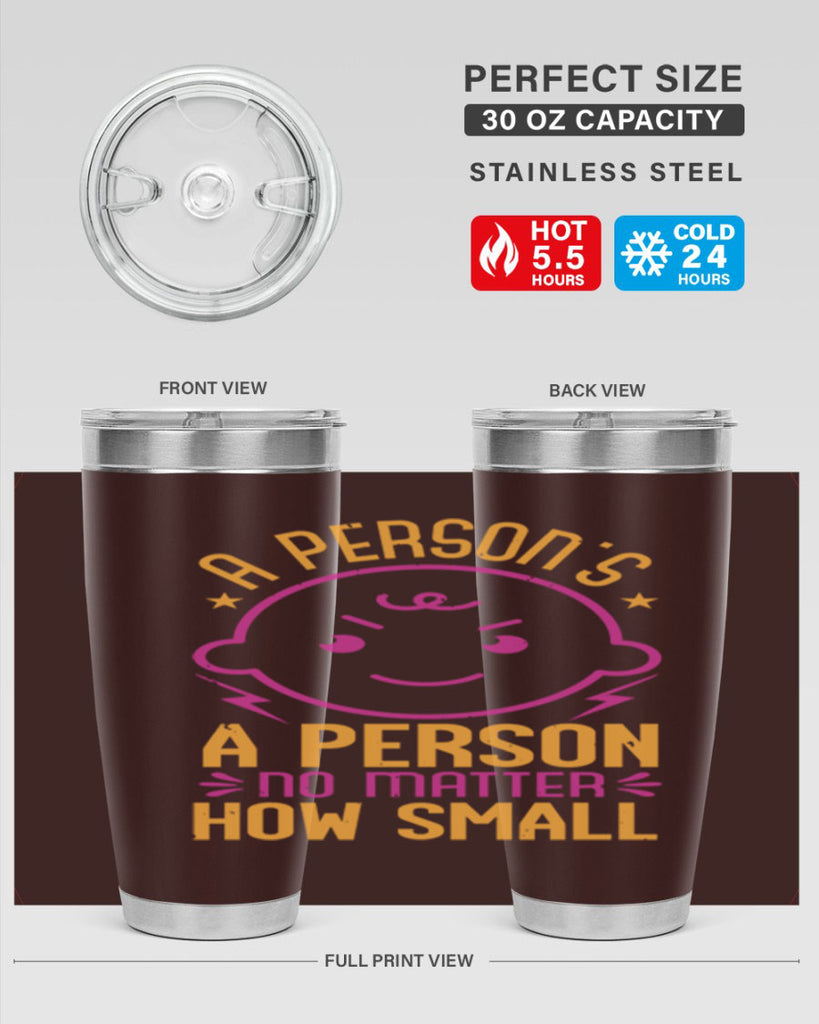 A person is a person no matter how small Style 39#- baby shower- tumbler