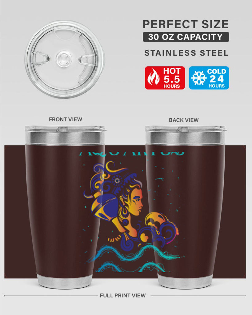 AquariusZodiac 76#- zodiac- Tumbler