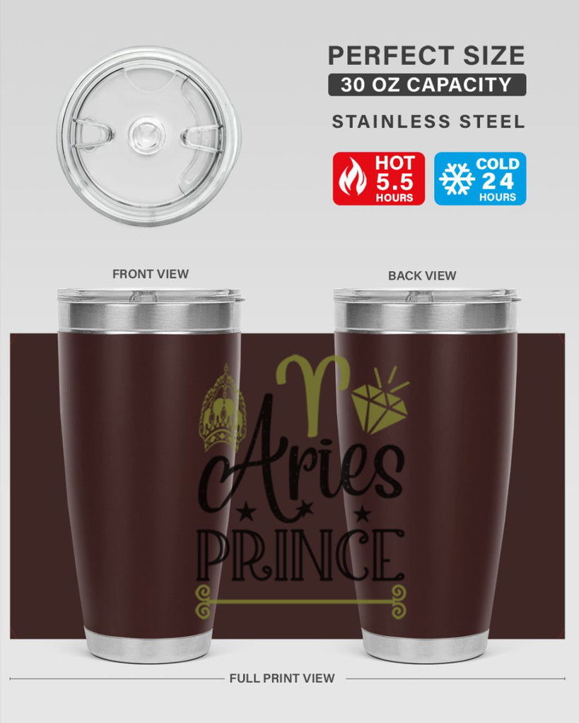 Aries prince 113#- zodiac- Tumbler