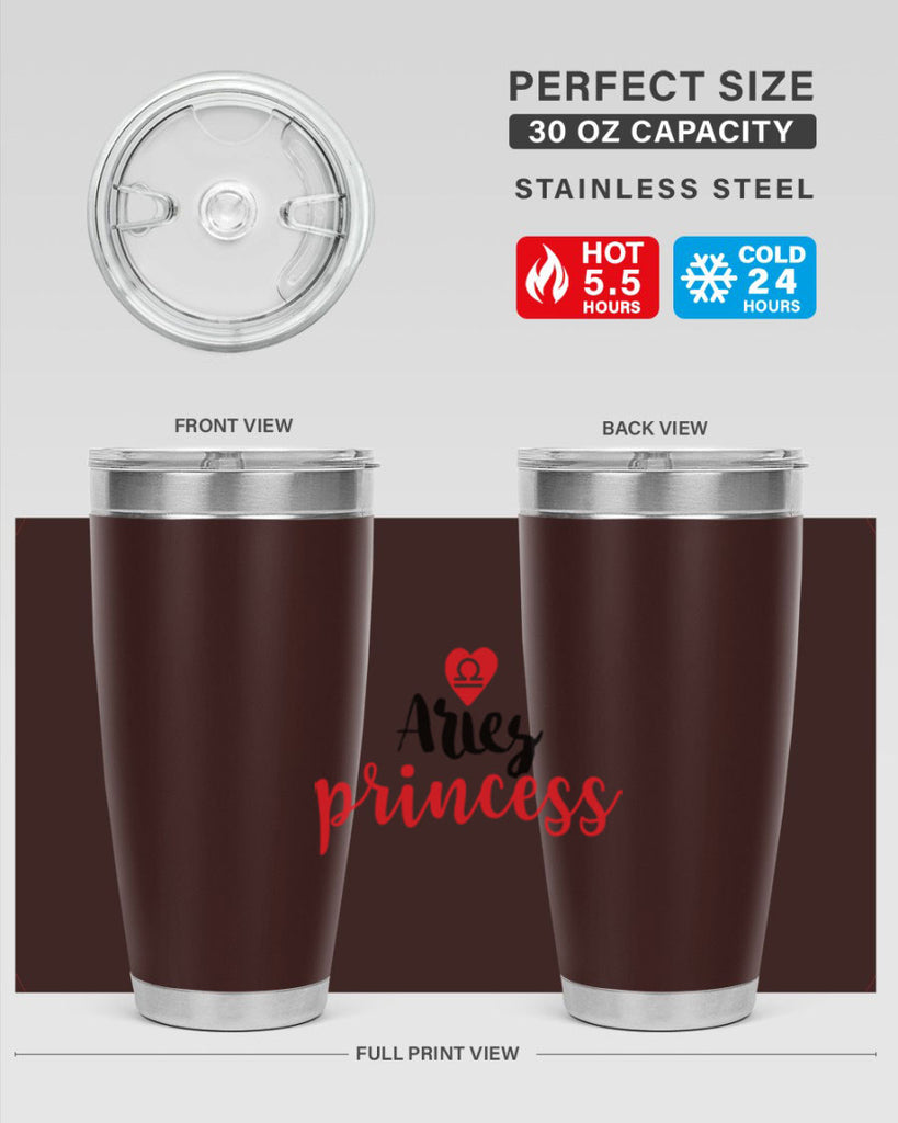 Aries princess 98#- zodiac- Tumbler