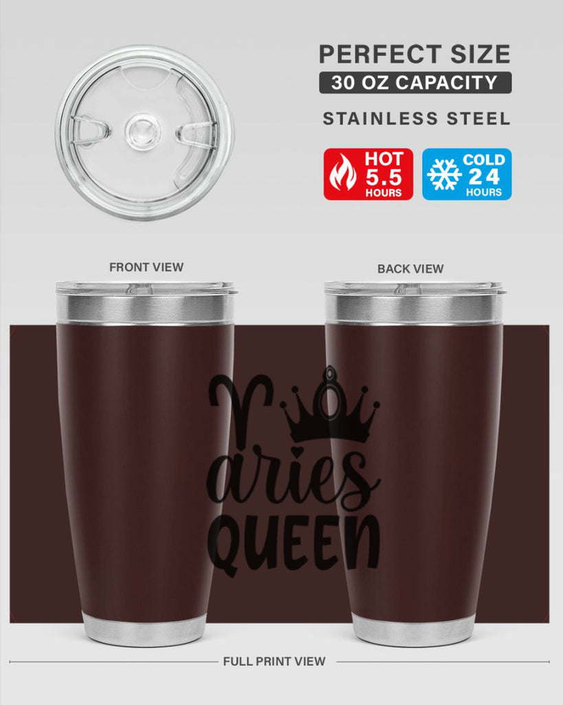 Aries queen 118#- zodiac- Tumbler