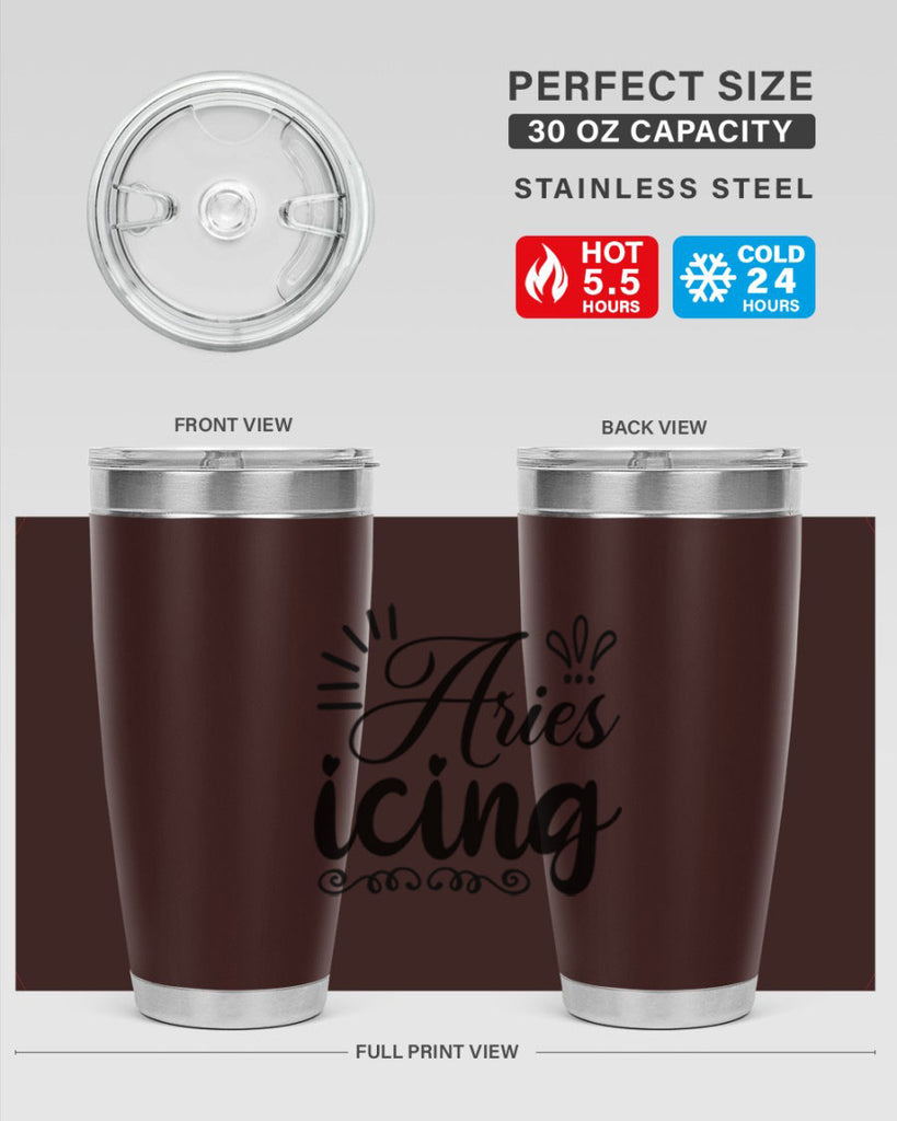 Ariesicing 105#- zodiac- Tumbler
