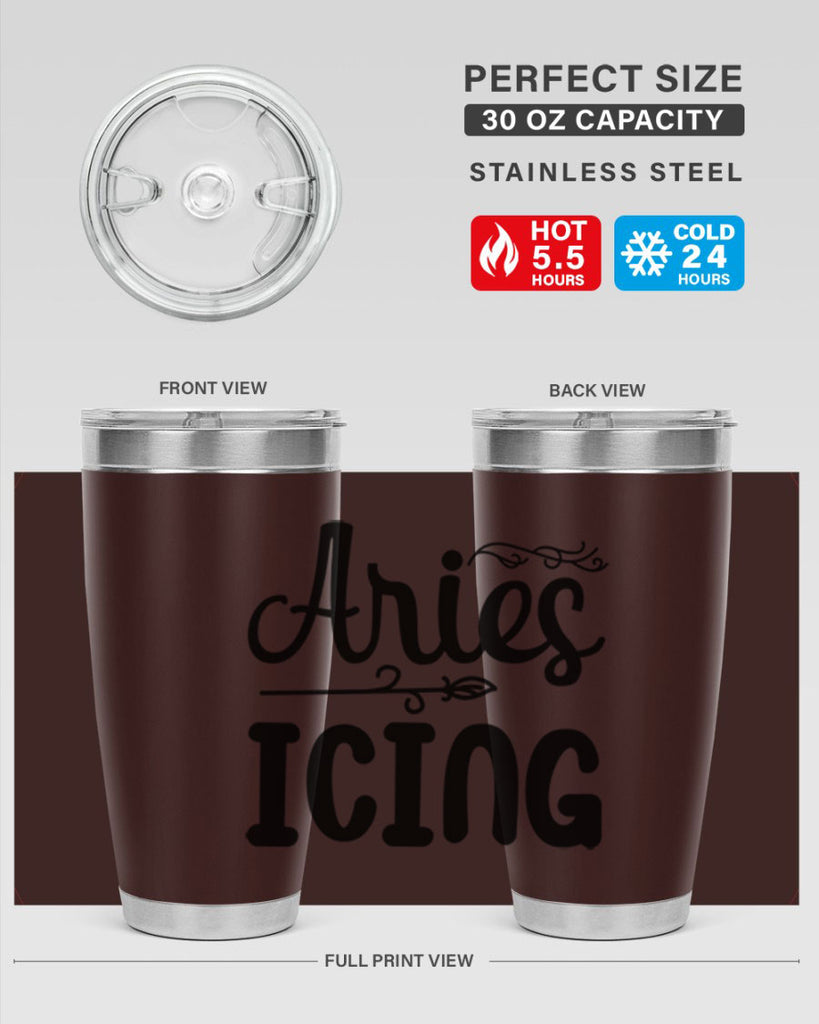 Ariesicing 106#- zodiac- Tumbler