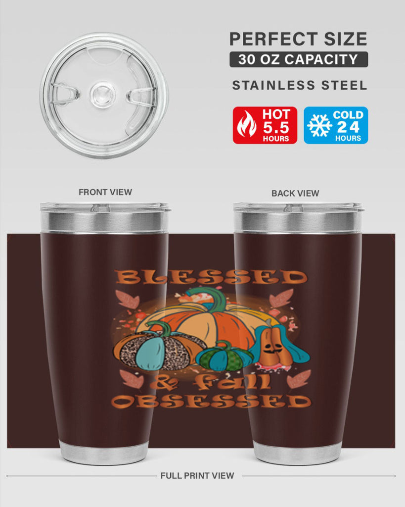 Blessed Fall Obsessed 49#- fall- Tumbler
