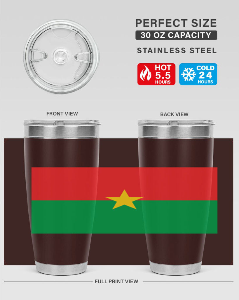 Burkina Faso 171#- world flags- Tumbler