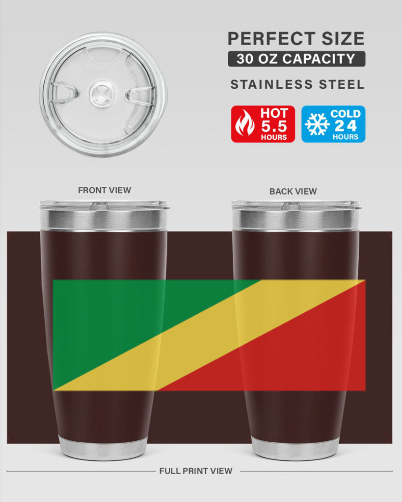 Congo Republic of the 158#- world flags- Tumbler