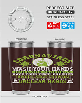 Coronavirus Wash Your Hands Use Style 1#- corona virus- Cotton Tank