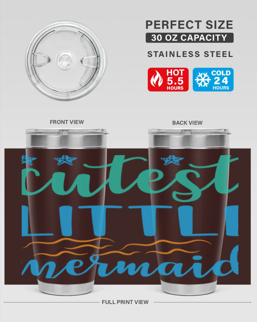 Cutest Little Mermaid Design 97#- mermaid- Tumbler