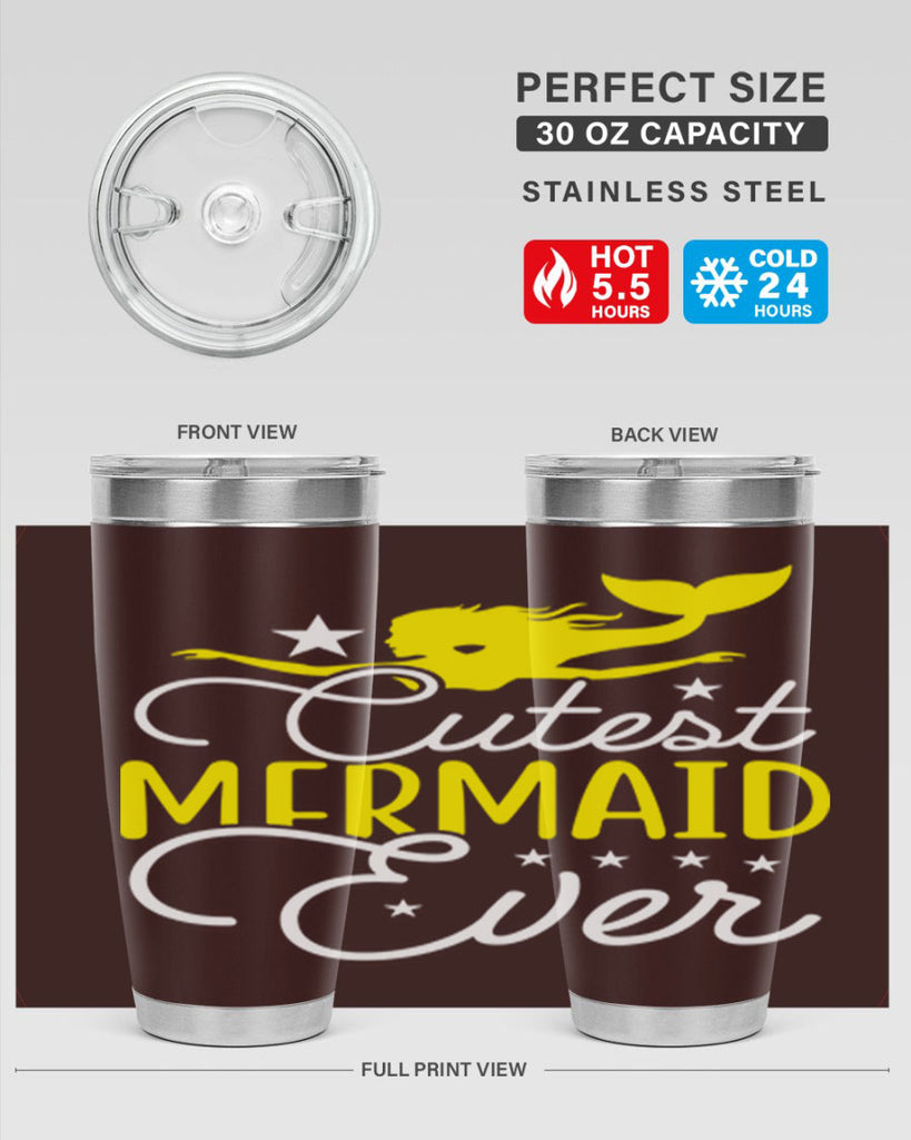 Cutest Mermaid Ever 92#- mermaid- Tumbler