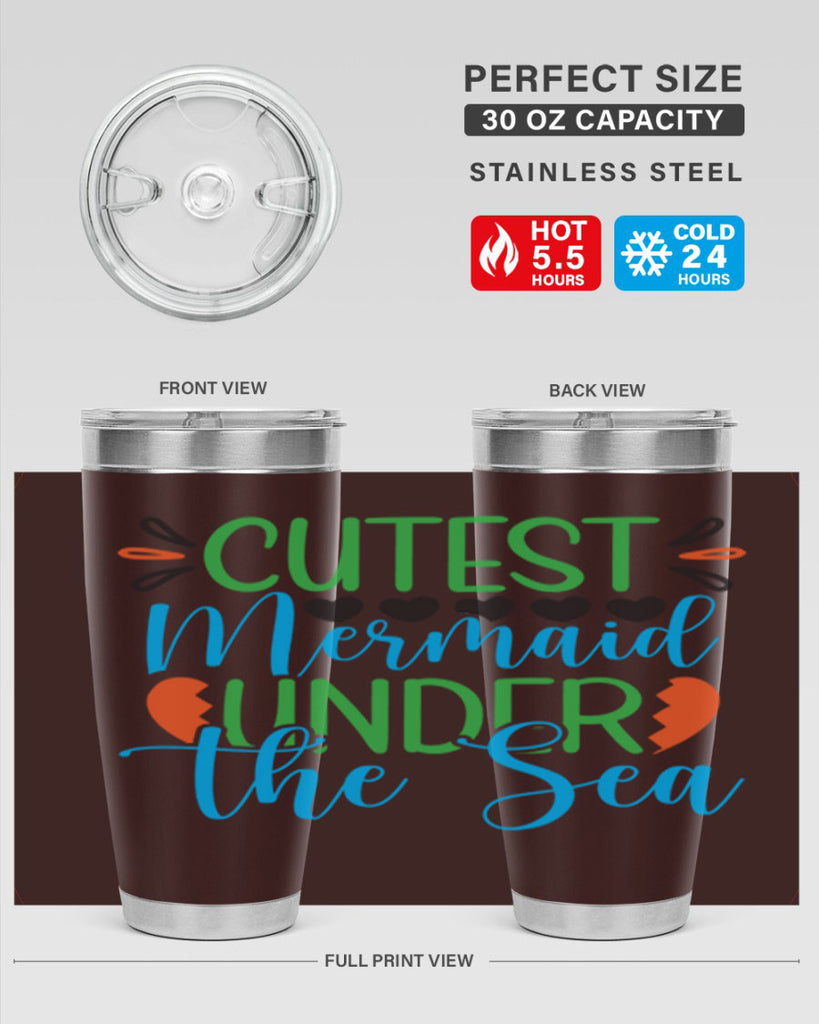 Cutest Mermaid Under The Sea 109#- mermaid- Tumbler
