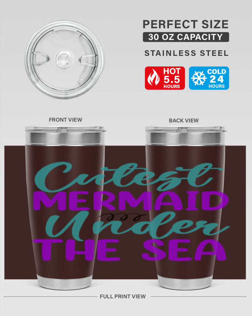 Cutest Mermaid Under The Sea 89#- mermaid- Tumbler